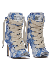 RUSH — Denim mit blauem Bandanamuster