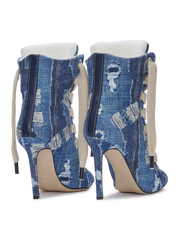 RUSH — Denim mit blauem Bandanamuster