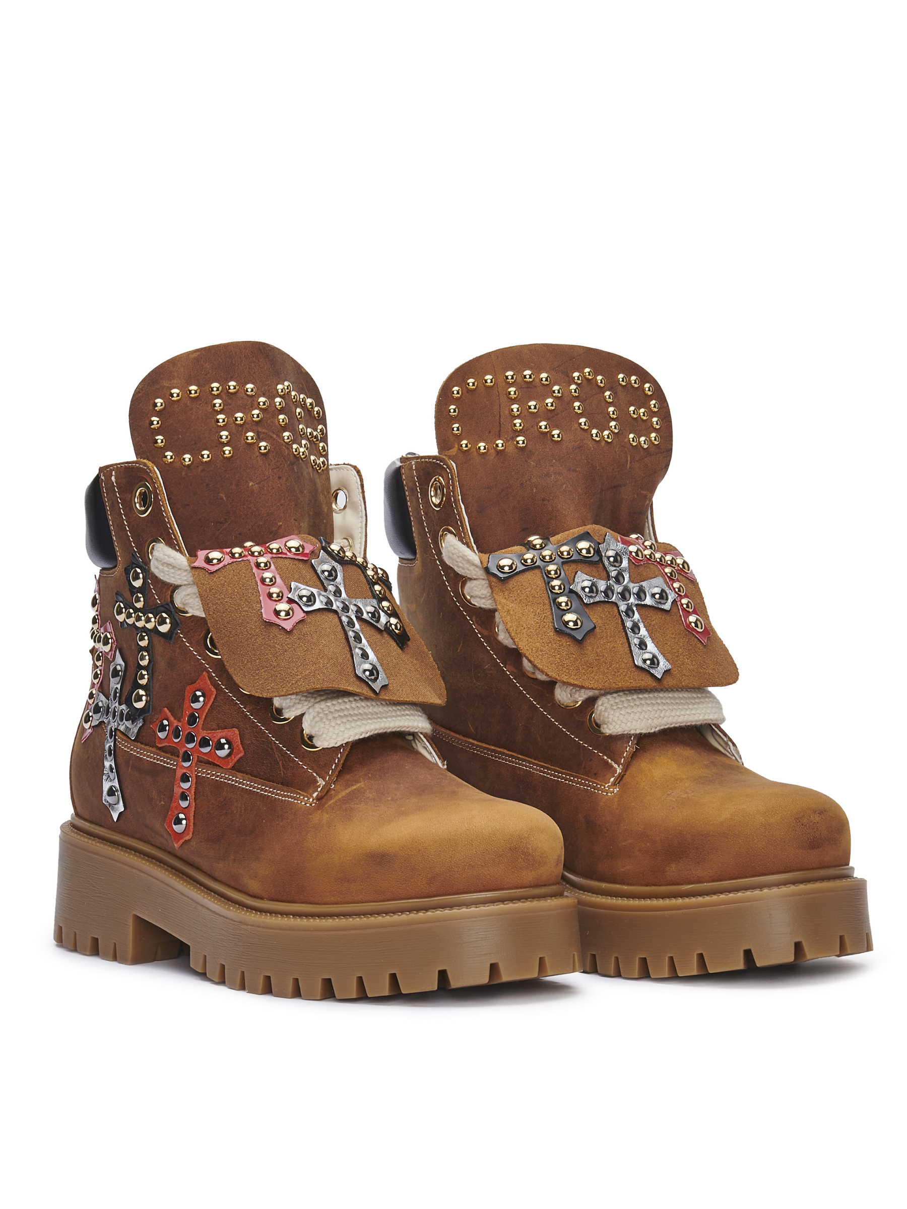 STARBOOT CUSTOM — Piele cu ținte și cruci