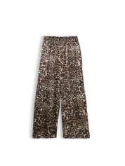 Pantalon CR03 à motif léopard orange