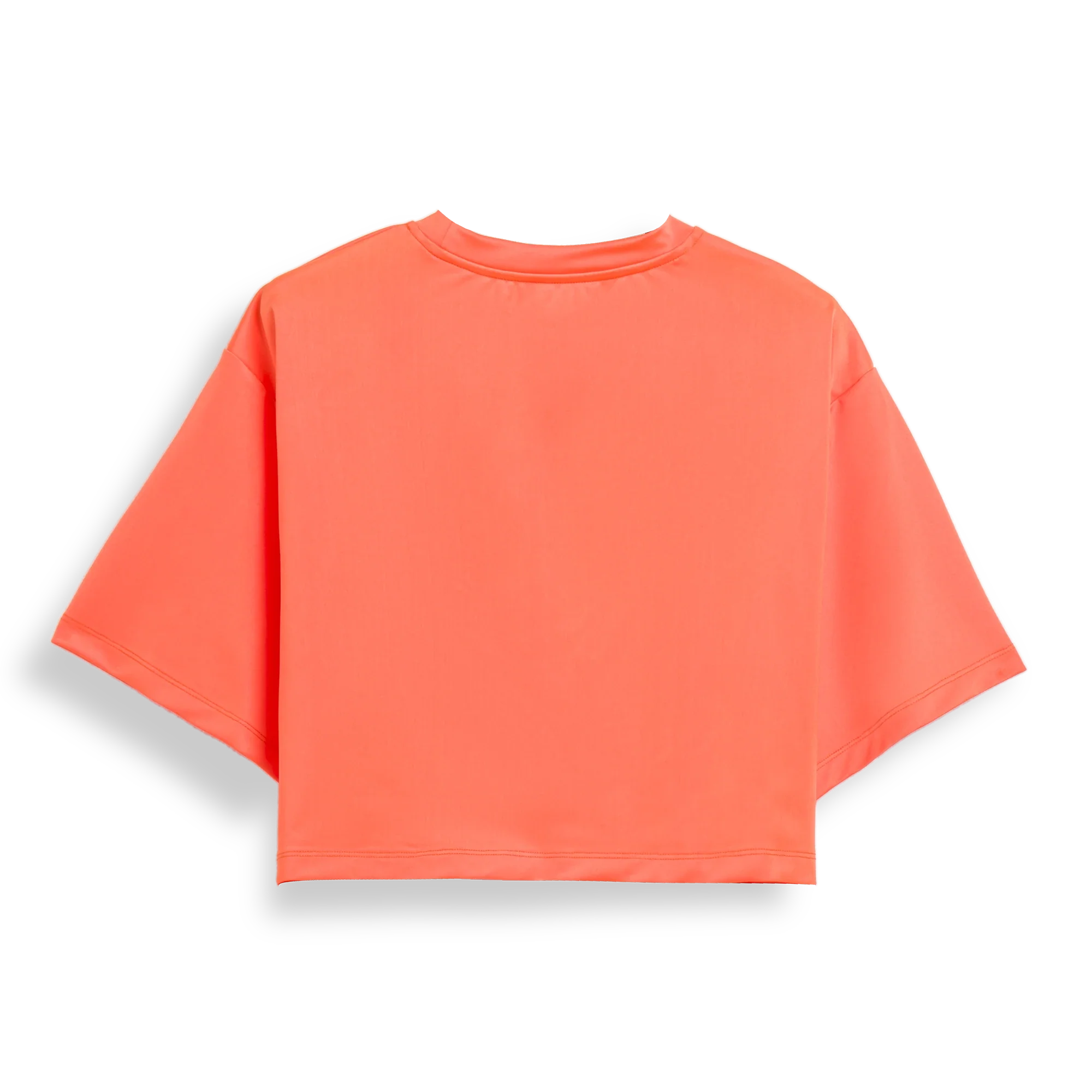 T-Shirt Cropped - Arancio 03 Leopard