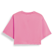 T-Shirt Crop - Rosa 03 Leopard