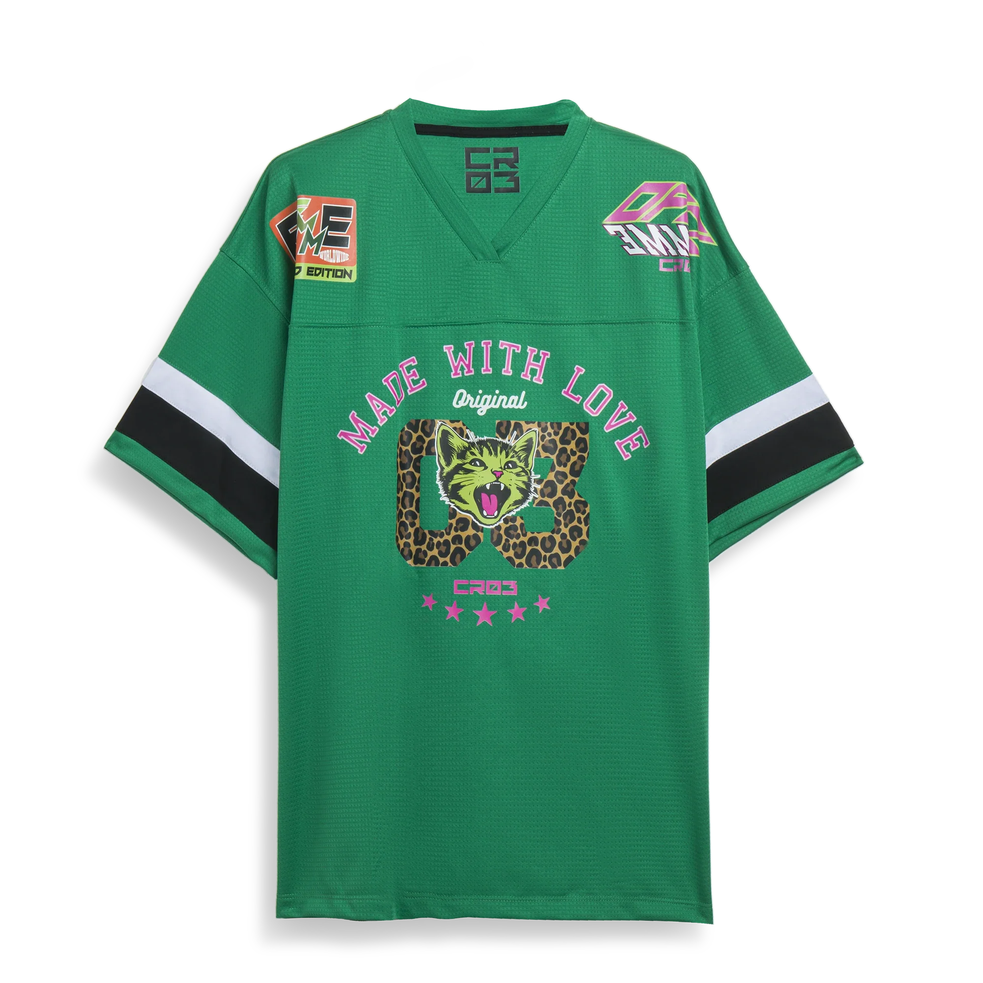 SET - T-shirt over + Short green + Rush Black